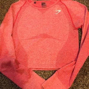 Gymshark seamless crop top large